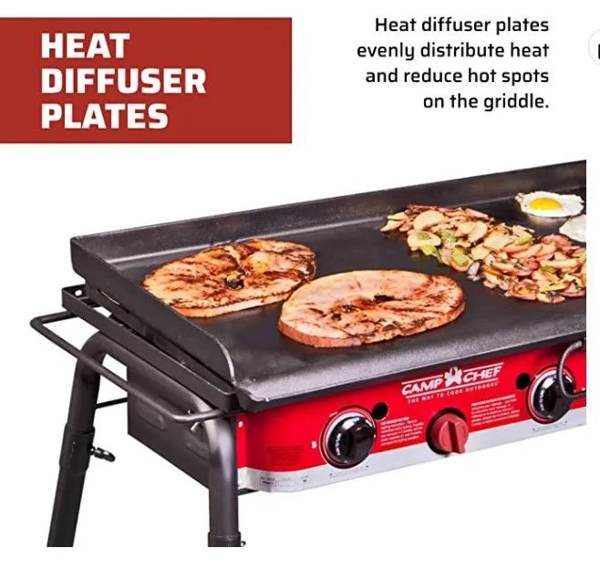PRO GRIDDLE- 3 BURNER